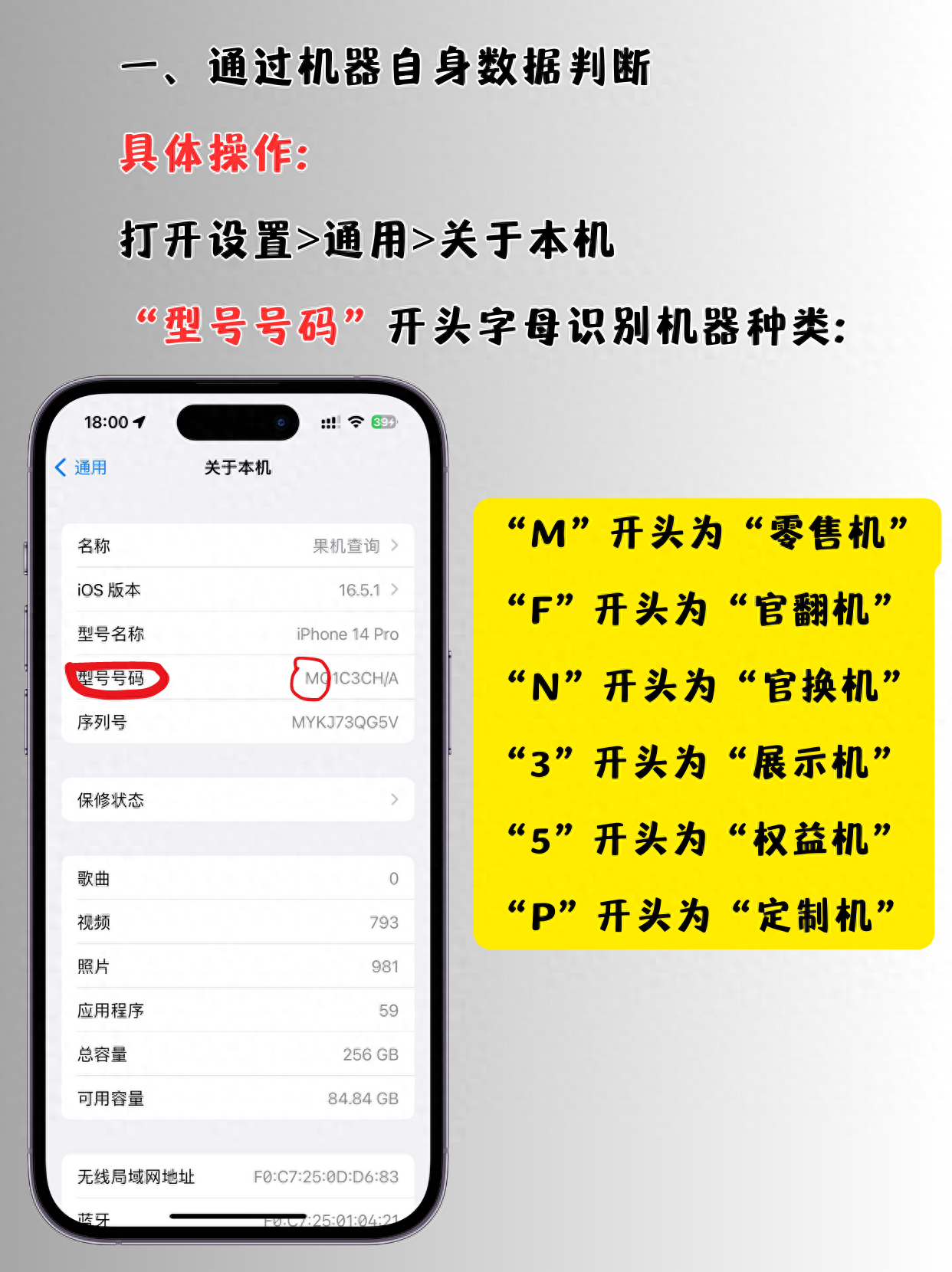 苹果13序列号型号对照表（教你一招快速识别苹果序列号的方法）