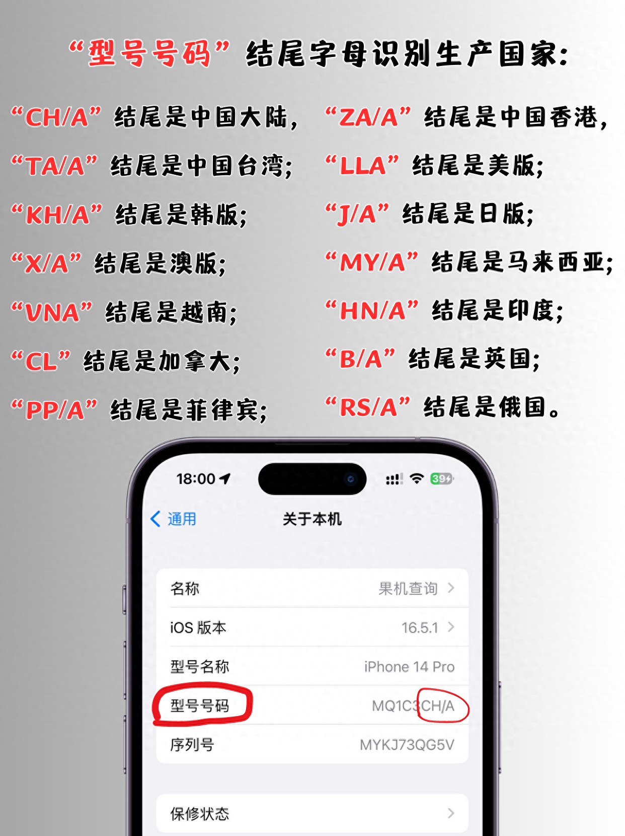 苹果13序列号型号对照表（教你一招快速识别苹果序列号的方法）