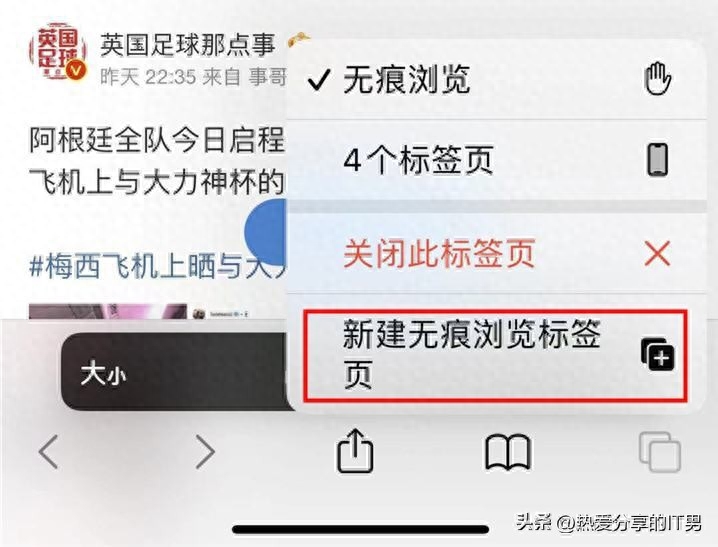 苹果无痕浏览怎么设置(Safari 浏览器提供的“无痕浏览模式”)