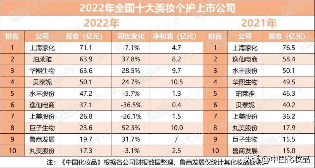 彩妆哪个牌子好（最新国内美妆十强出炉）