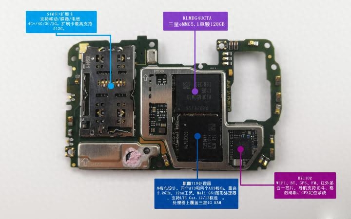 华为手机怎么取手机卡（荣耀10青春版拆机全解）